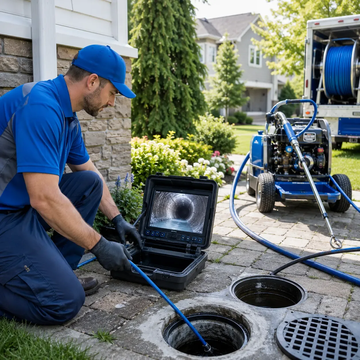 Outdoor drain cleaning professionals serving Mims, FL